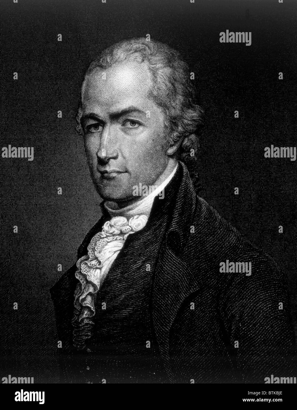 Alexander Hamilton (1755-1804), engraving 1859 Stock Photo