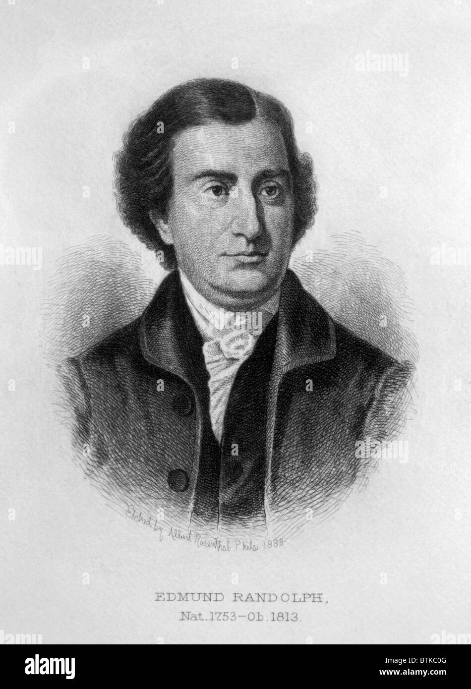 Edmund randolph Black and White Stock Photos & Images Alamy