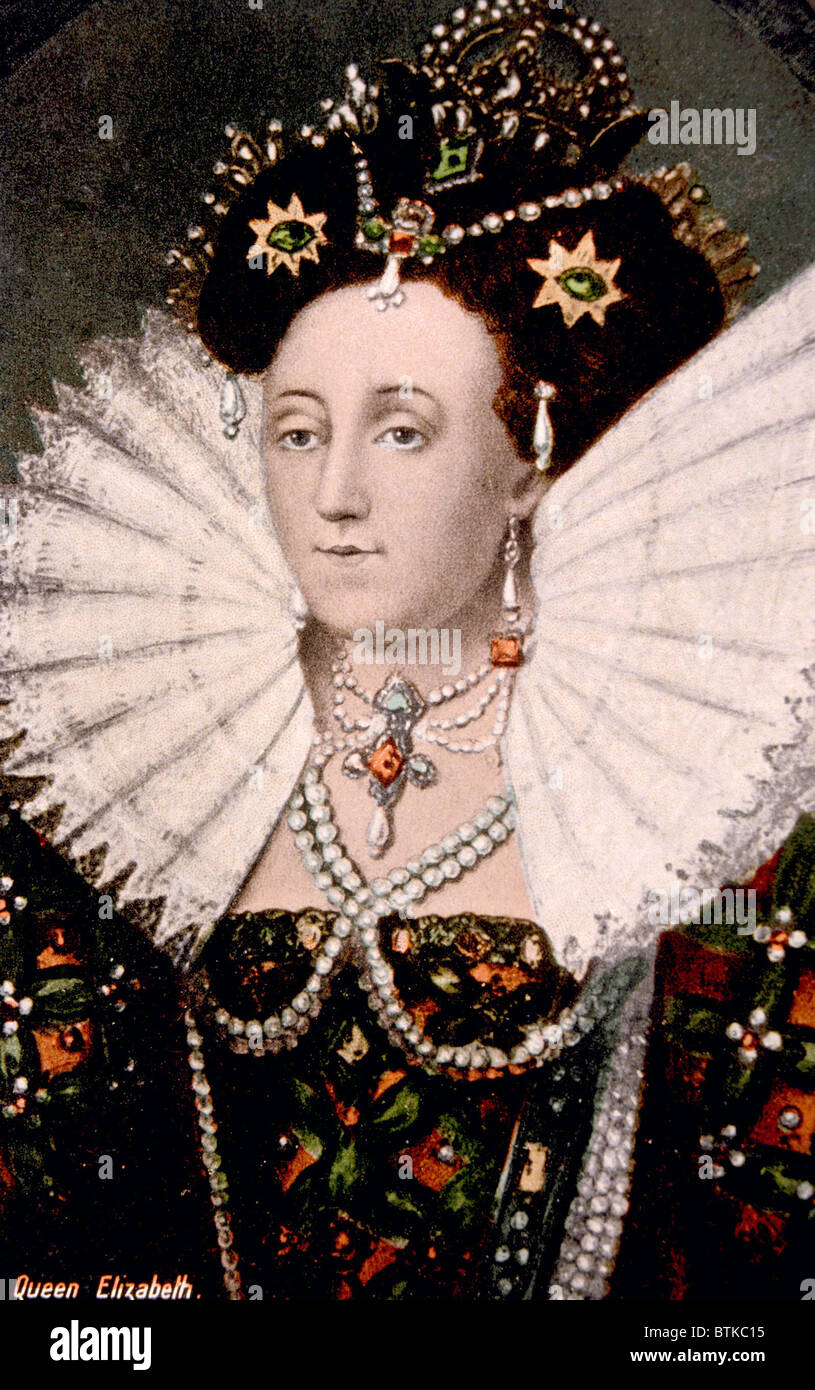 Queen Elizabeth I (15331603), Queen of England, 15581603 Stock Photo