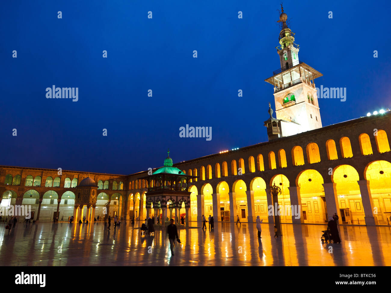 The great Umayyad Mosque in Damascus, Syria Stock Photo Alamy