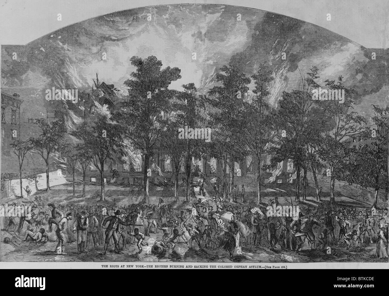 New york draft riots hi-res stock photography and images - Alamy, image size:1300x990