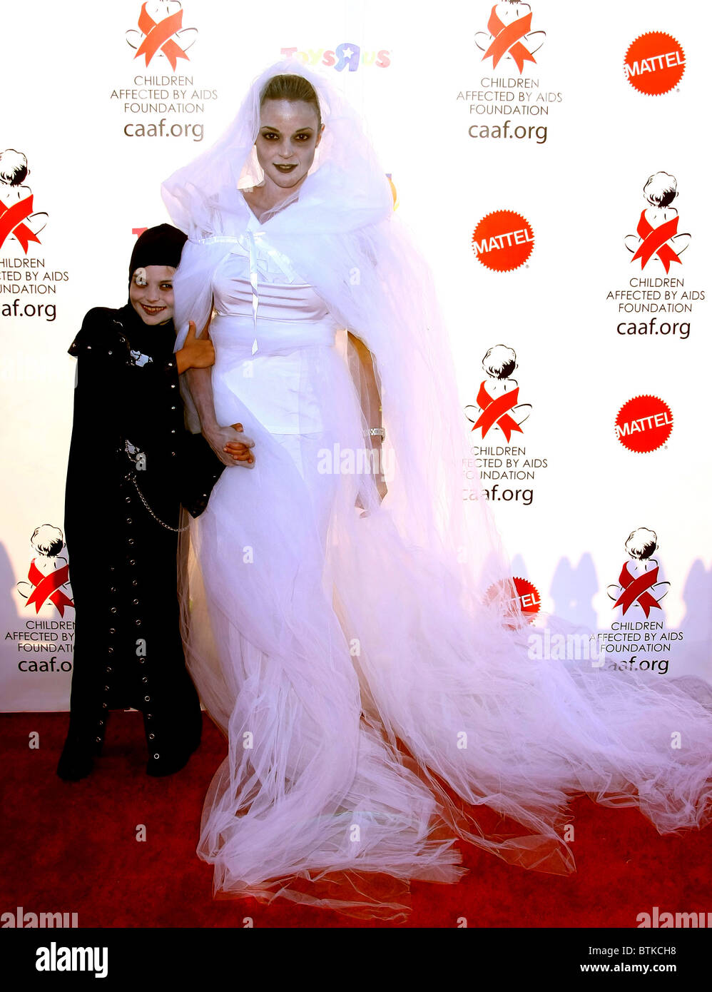EVA LA RUE KAYA 17TH ANNUAL DREAM HALLOWEEN BENEFITING THE CHILDREN AFFECTED BY AIDS FOUNDATION SANTA MONICA LOS ANGELES CALI Stock Photo
