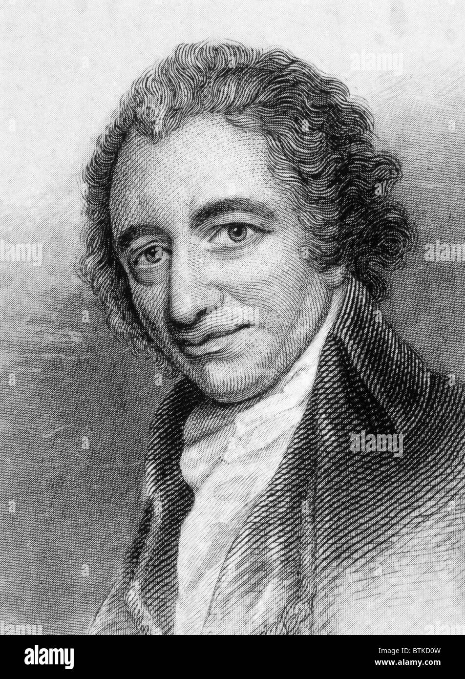 Thomas Paine (1737-1809) Stock Photo