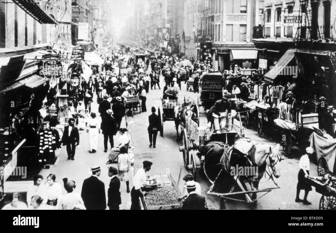New York city, the Lower East side of Manhattan, photograph by Lewis W