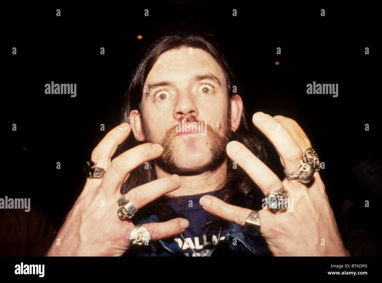 Lemmy of Motorhead, circa 1980s. Stock Photo