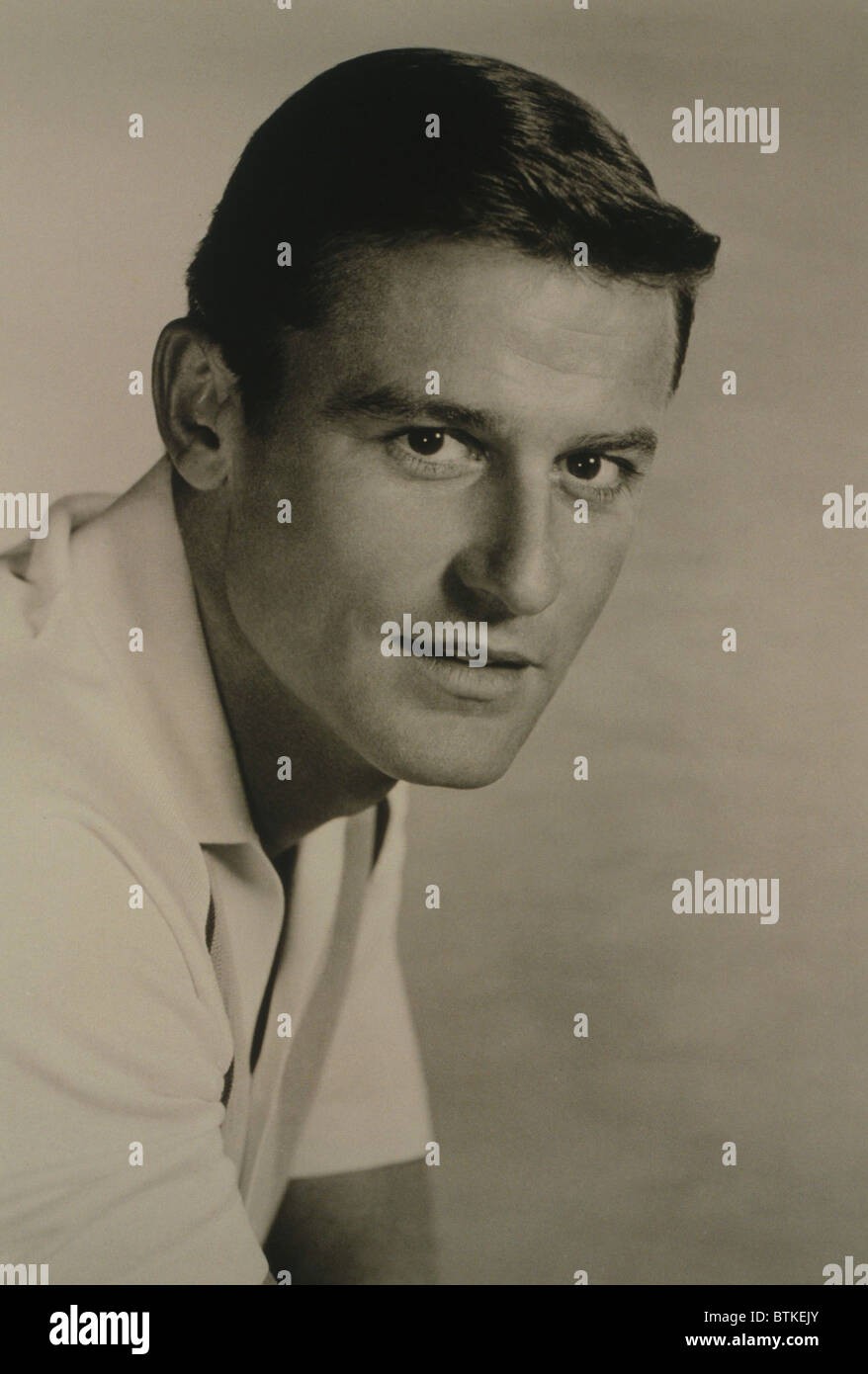 Roddy McDowall (1928-1998) in 1965 publicity portrait, during the transition from his child acting career, to successful adult theatrical and film performances. Stock Photo