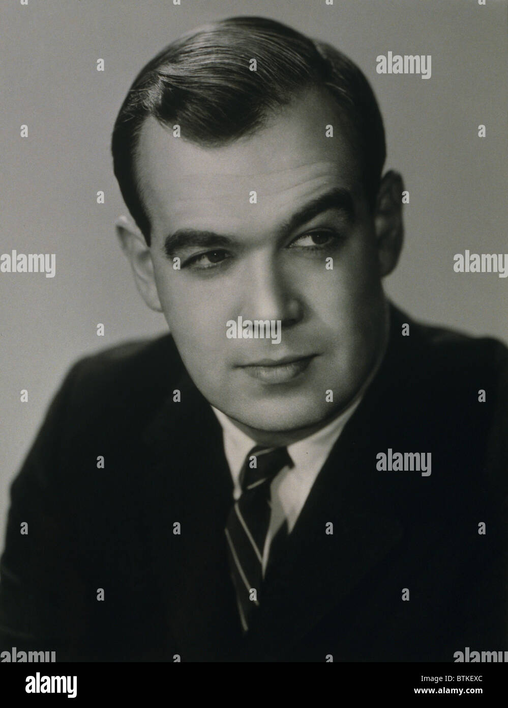 Charles Kuralt (1934-1997), spend most of his career with CBS Television, first with his ON THE ROAD reports and later as the host of CBS NEWS SUNDAY MORNING. 1965. Stock Photo