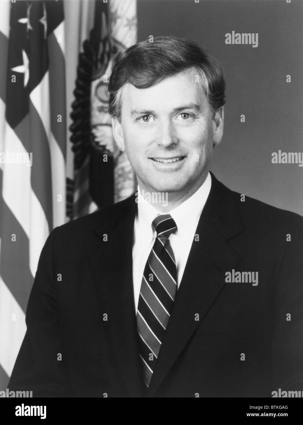Official Portrait of Vice President Dan Quayle. 1989. Stock Photo