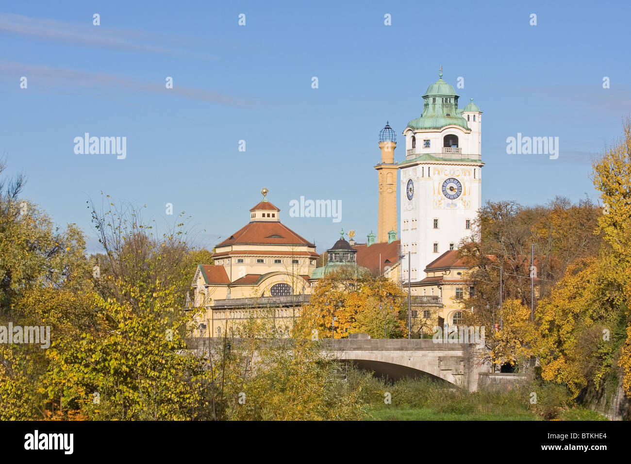 "Müllersches Volksbad" (Public Baths) in Munich, Germany Stock Photo