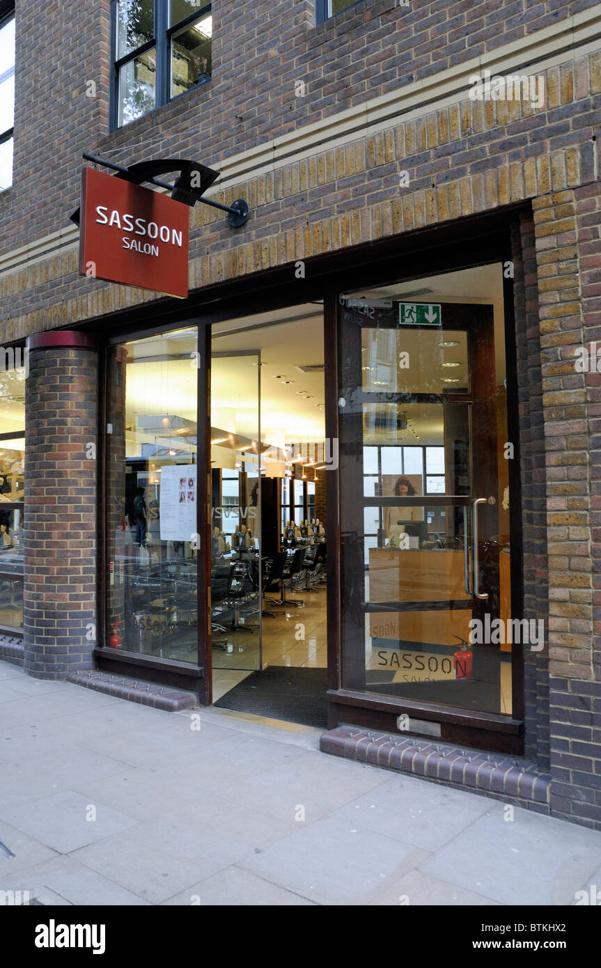 Vidal Sassoon hairdressing salon in Covent Garden London England Britain UK Stock Photo