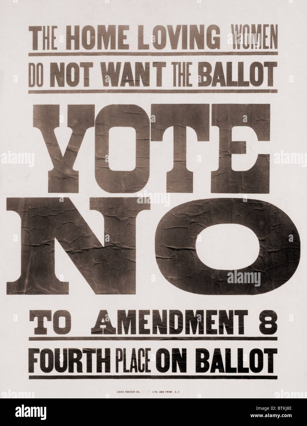 Votes For Women Poster High Resolution Stock Photography And Images Alamy