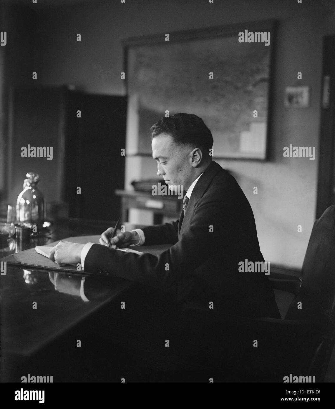 J. Edgar Hoover (1895-1972), as director of the Bureau of Investigation in 1924. Under his leadership the Bureau became the FBI Stock Photo