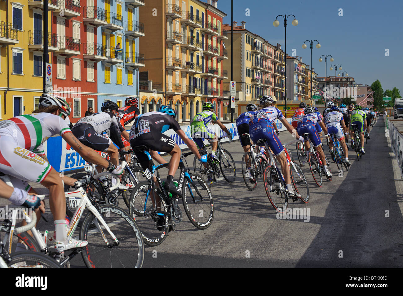 giro d'italia italy porto recanati Stock Photo