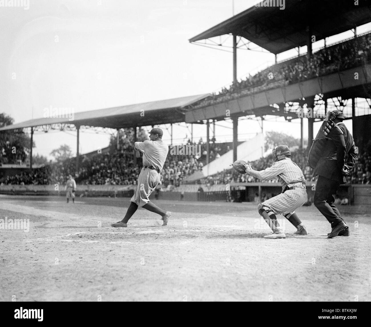 Photograph from the 1920s of an employee baseball team for W & A Fletcher  company shipyard. They …