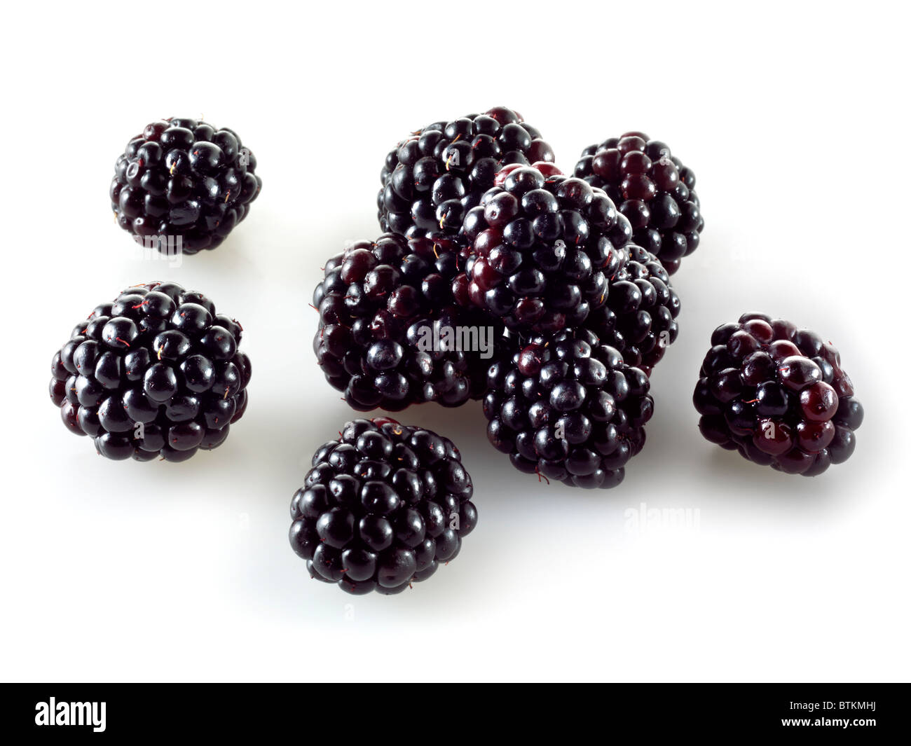 Fresh whole blackberries Stock Photo Alamy