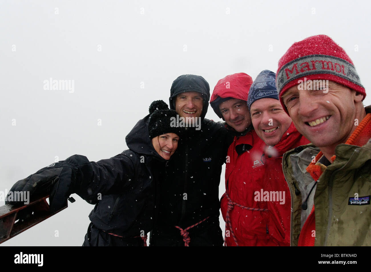 The summit of Punta Basei, Gran Paradiso National Park Stock Photo