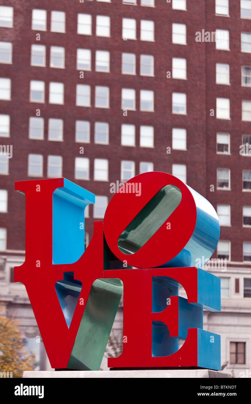 Love sculpture, John F. Kennedy Plaza, "LOVE Park," Philadelphia