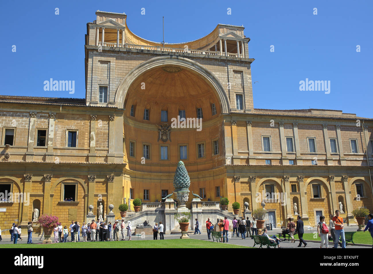 Belvedere Courtyard in the Vatican City - Vatican State Editorial
