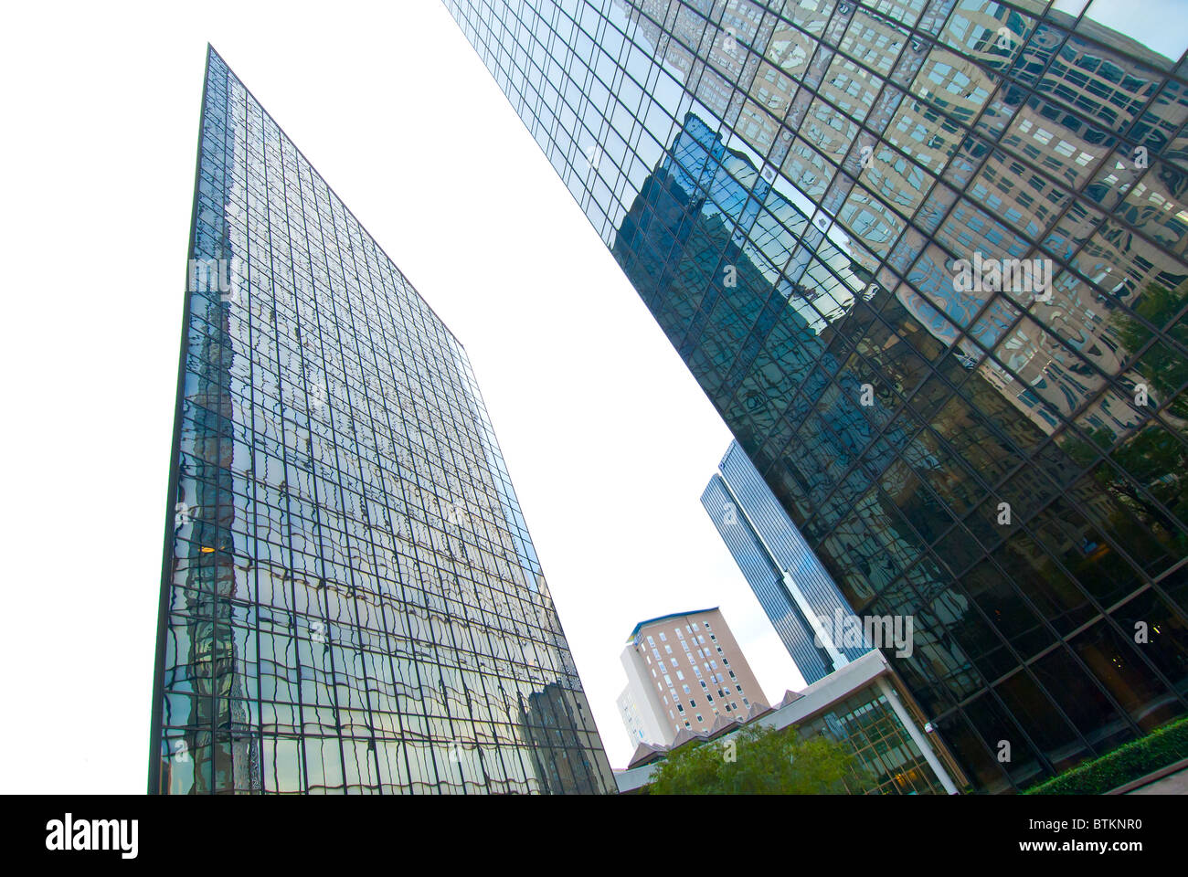 City center high-rise office towers in Charlotte, North Carolina, USA Stock Photo