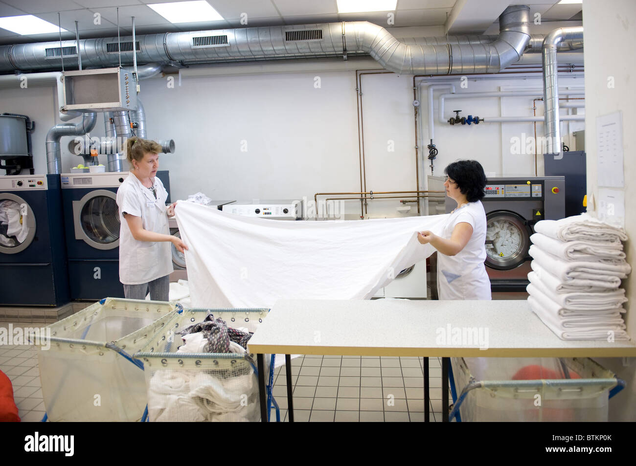 In a laundry, Berlin, Germany Stock Photo Alamy