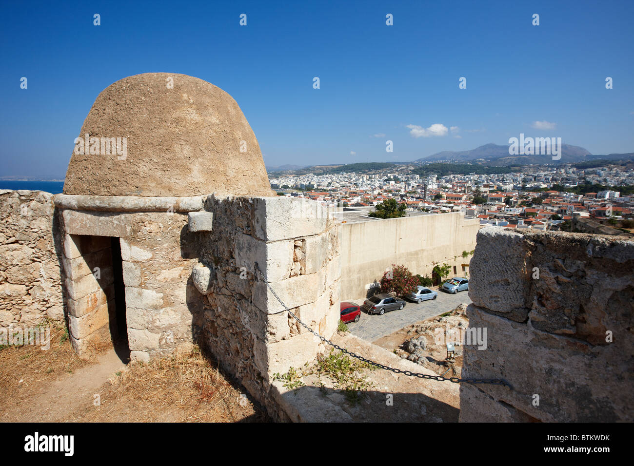 Venetian Fortress. Rethymnon, Crete, Greece. Stock Photo