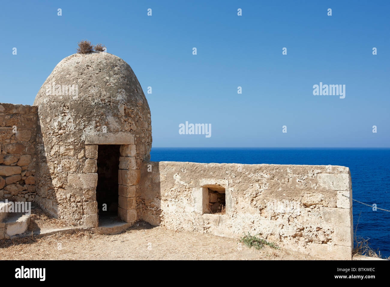 Venetian Fortress. Rethymnon, Crete, Greece. Stock Photo