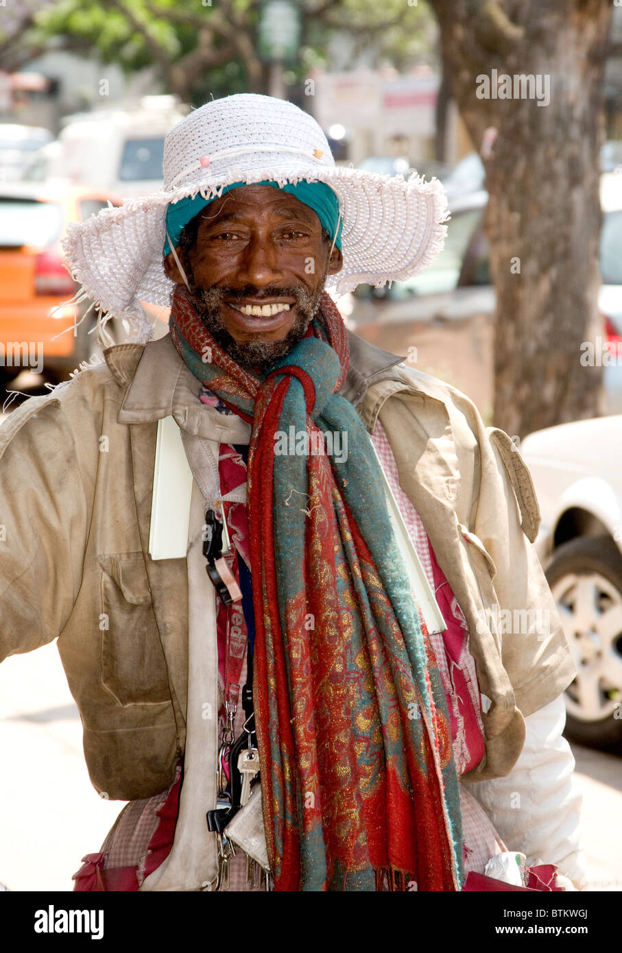 Local character in Pretoria, South Africa Stock Photo