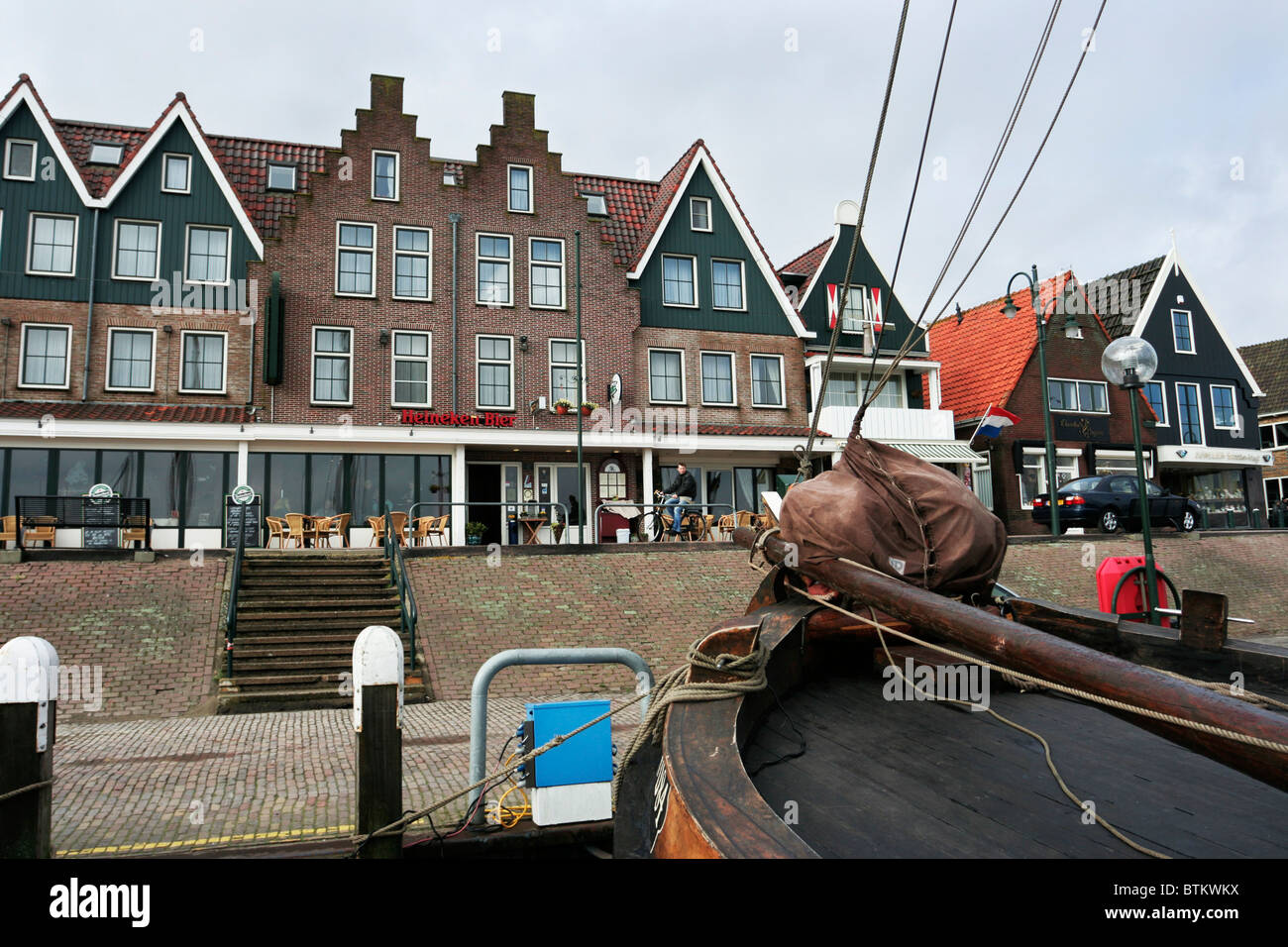 Fishing village in Volendam, Holland Stock Photo Alamy