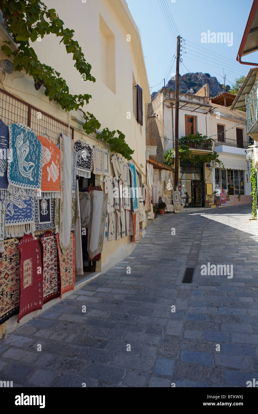 Kritsa village, Crete, Greece Stock Photo Alamy