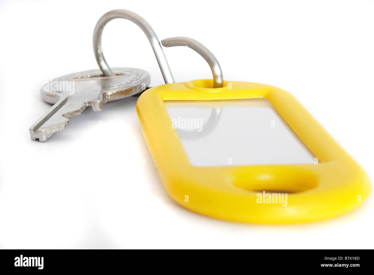 A key fob isolated on a plain white background Stock Photo - Alamy