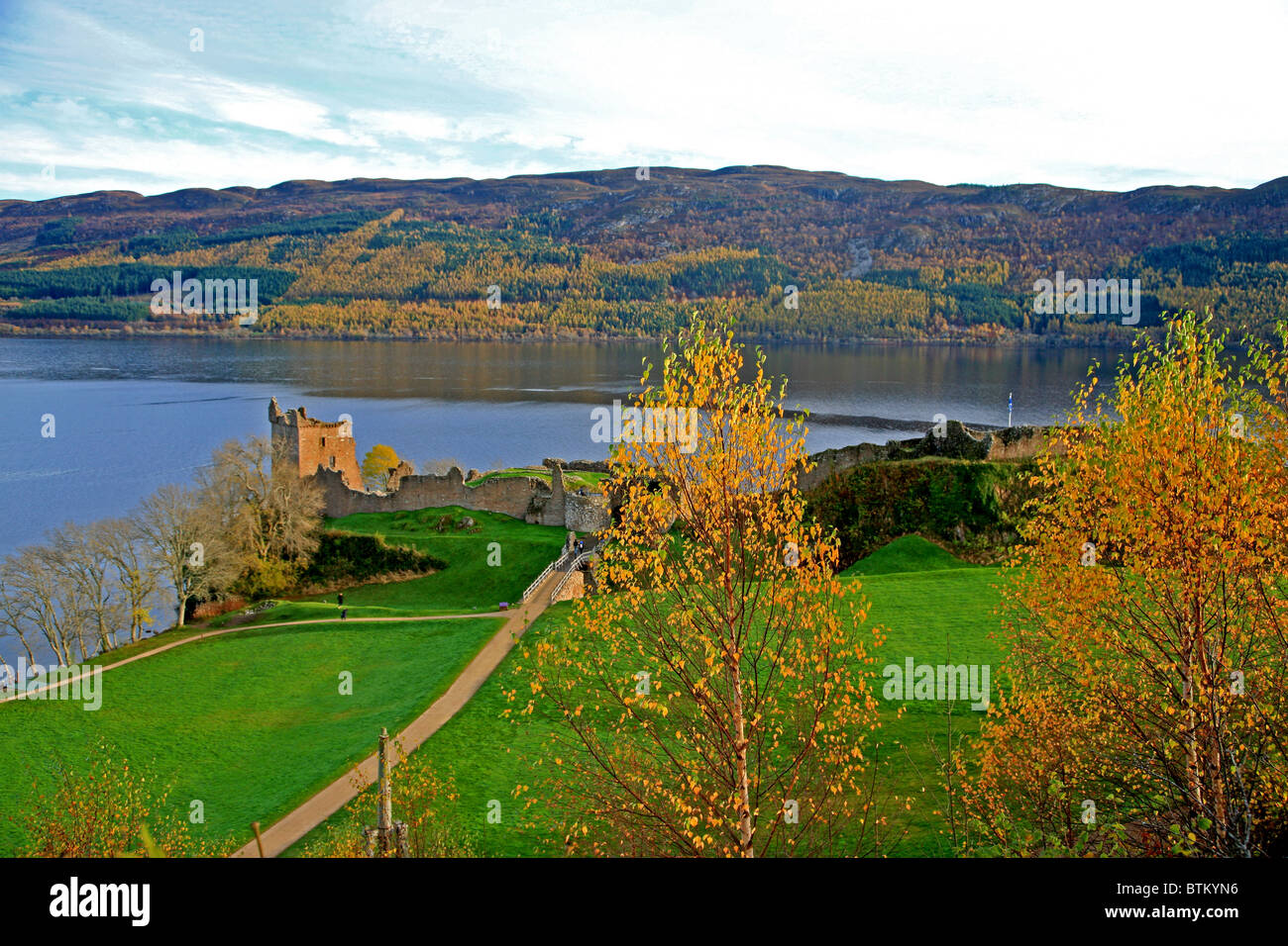 UK Scotland Highland Invernessshire Urquhart Castle Stock Photo Alamy