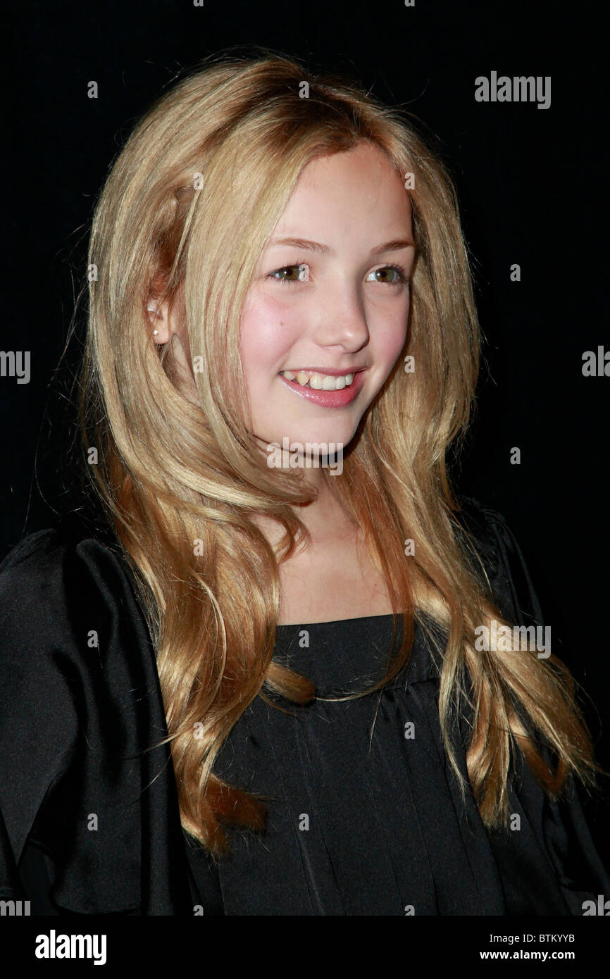 Peyton List at the premiere of the animated film 'Megamind' Stock Photo