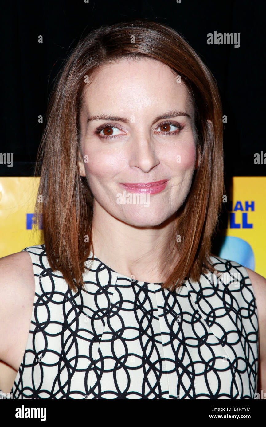 Tina Fey at the New York premiere of the animated film 'Megamind' Stock Photo