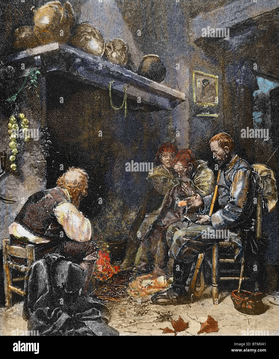 Poor Family 19th Century High Resolution Stock Photography And Images Alamy