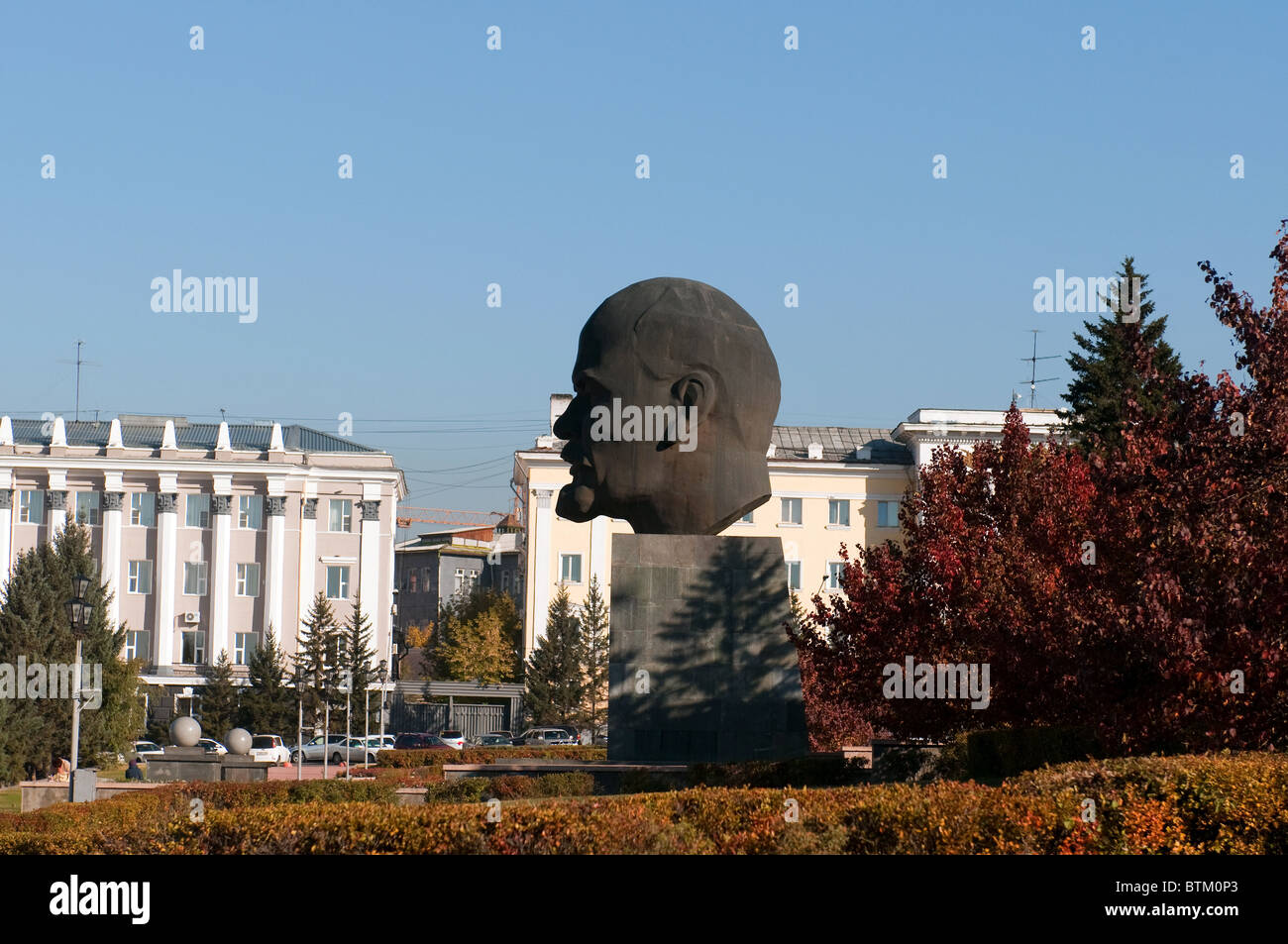 The largest head of Soviet leader Vladimir Lenin ever built. UlanUde