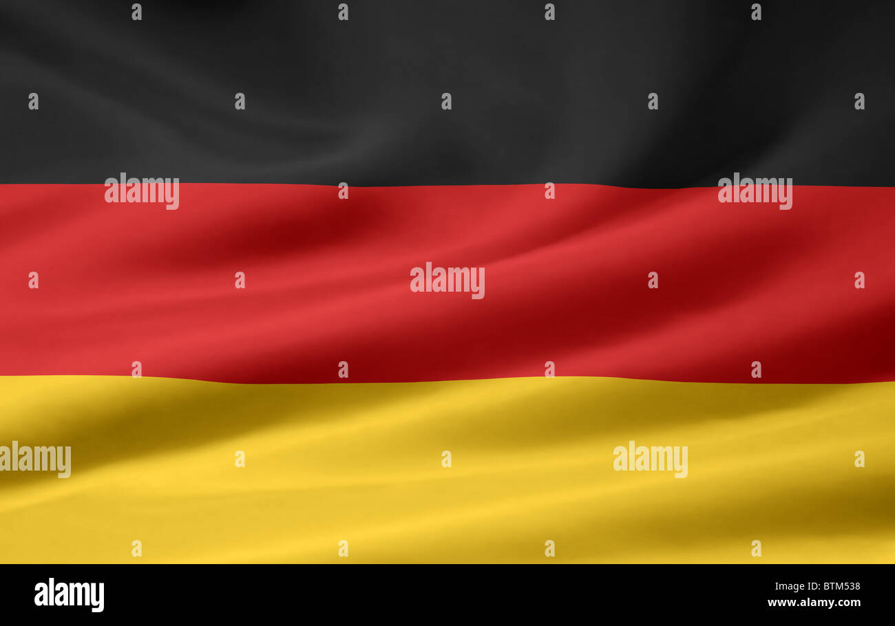 High resolution flag of Germany Stock Photo