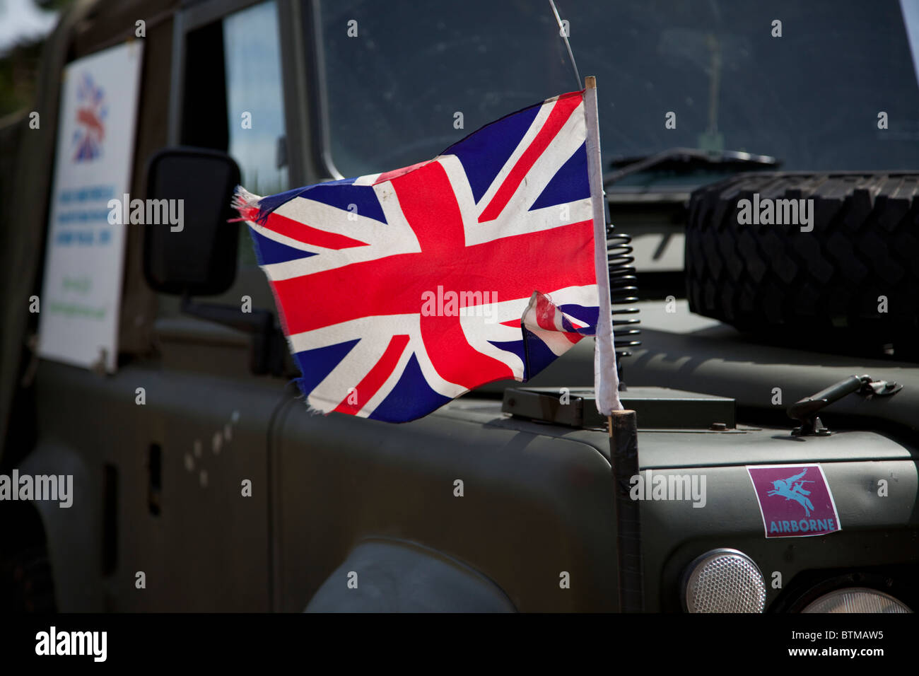 World War Two equipment at the Armed Forces Day in Staveley near
