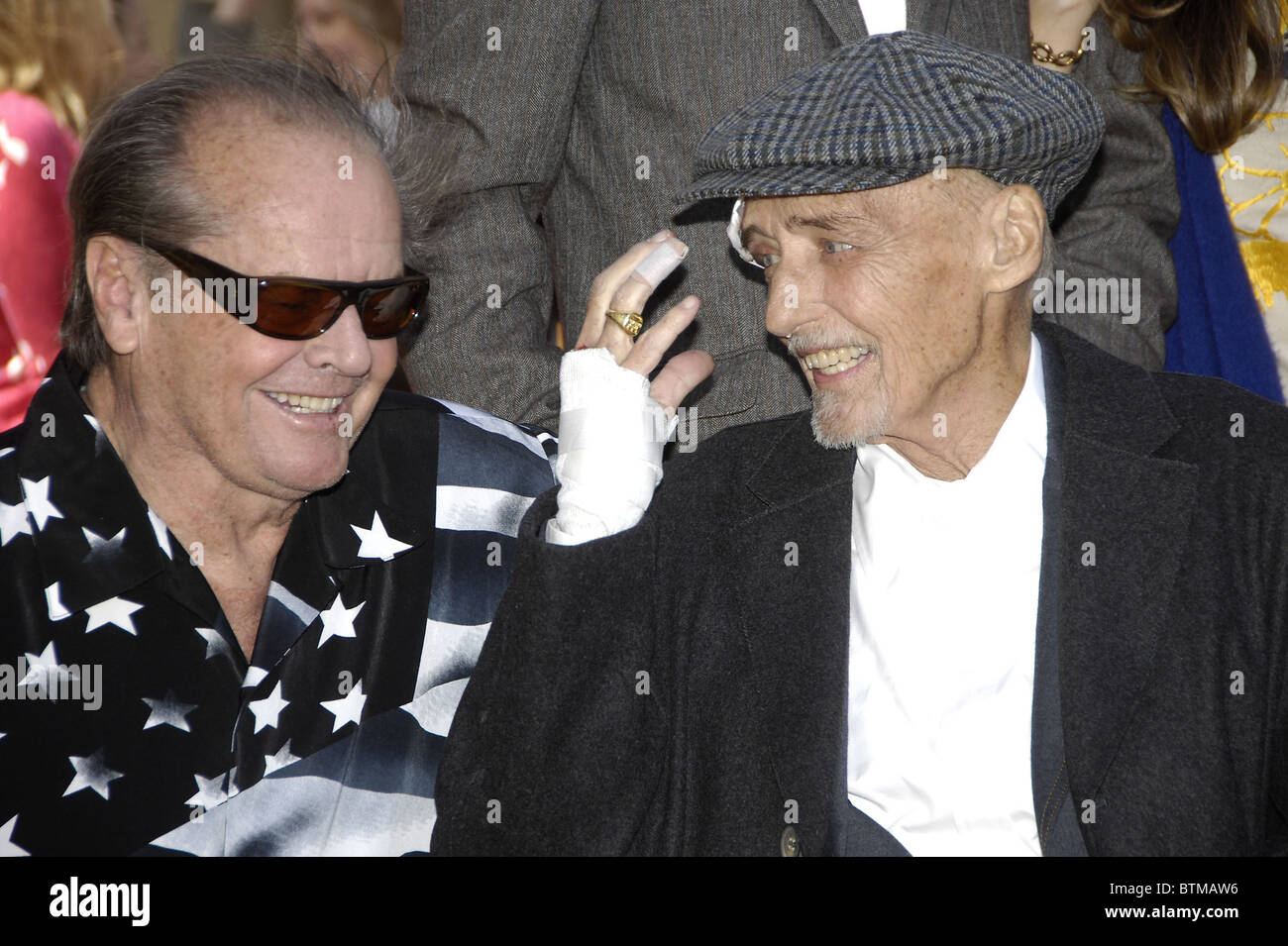 Star on the Hollywood Walk of Fame Ceremony for Dennis Hopper Stock Photo