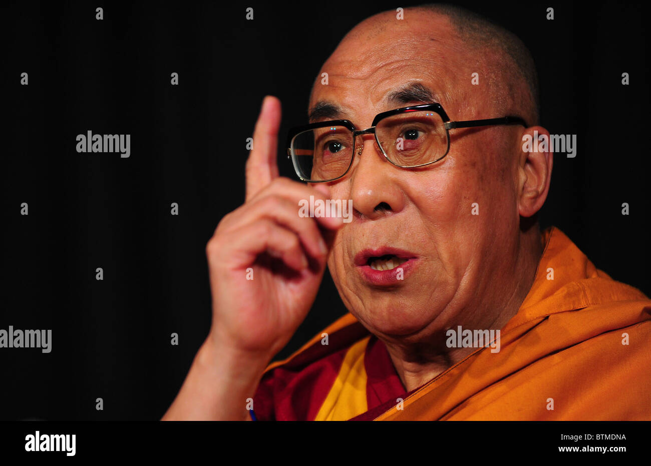 His Holiness the Dalai Lama Visits New York City Stock Photo Alamy