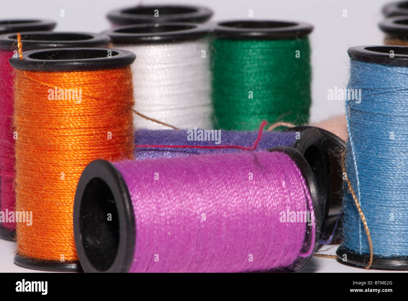 A selection of sewing materials Stock Photo Alamy