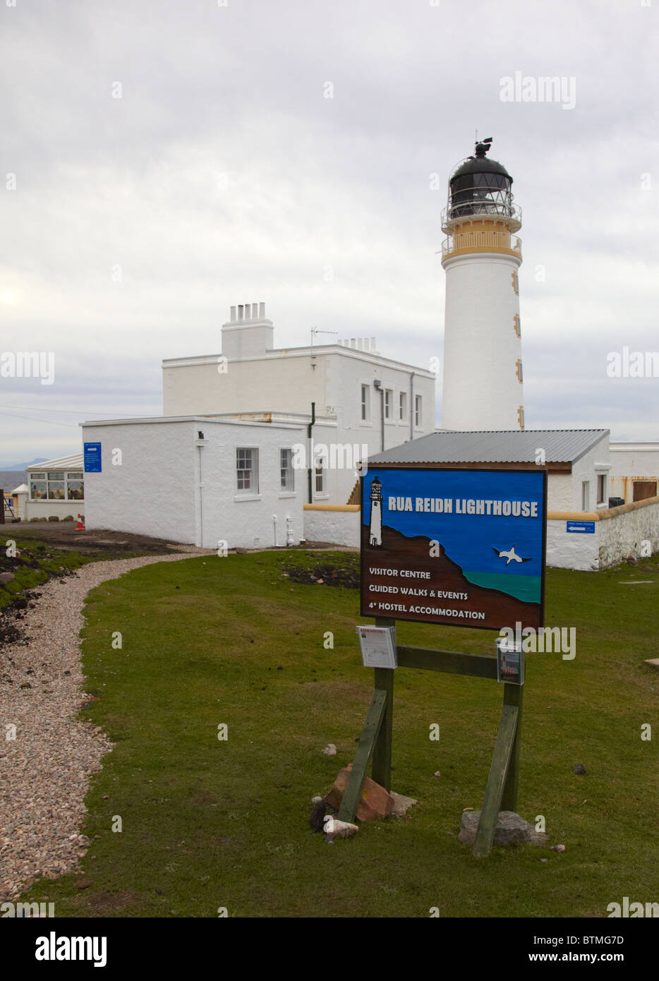 Rua Reidh Lighthouse. Highland. West Coast Scotland Stock Photo