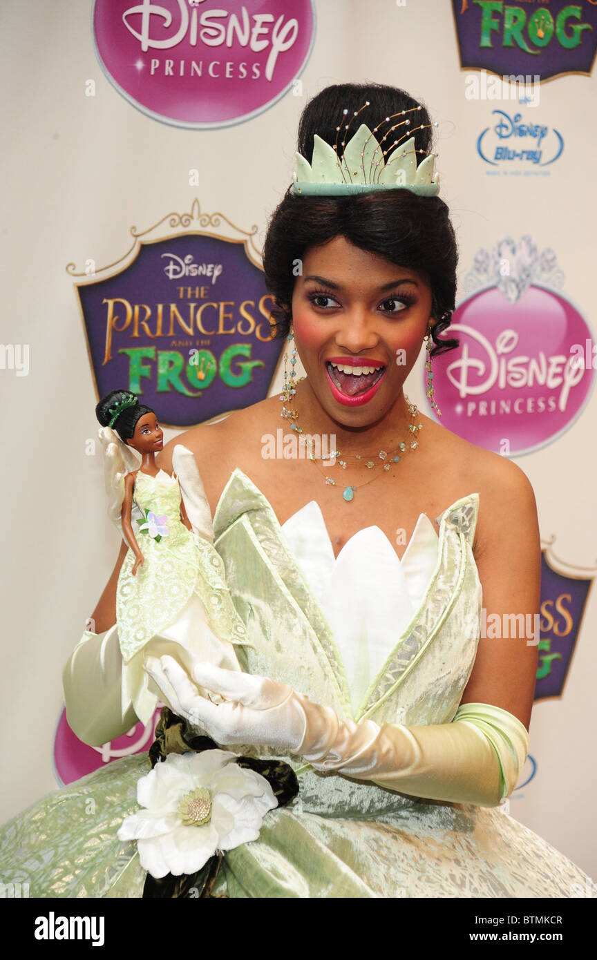 The Princess and the Frog DVD Release Party and Coronation Stock Photo -  Alamy