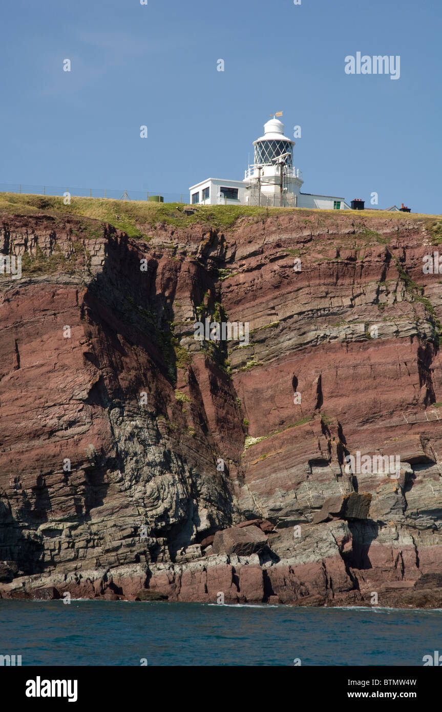 St anne's head lighthouse pembrokeshire hires stock photography and