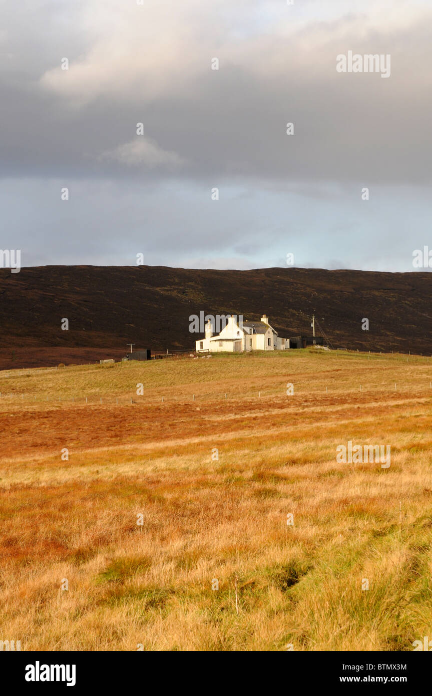 Halfway House Shetland Scotland Stock Photo Alamy