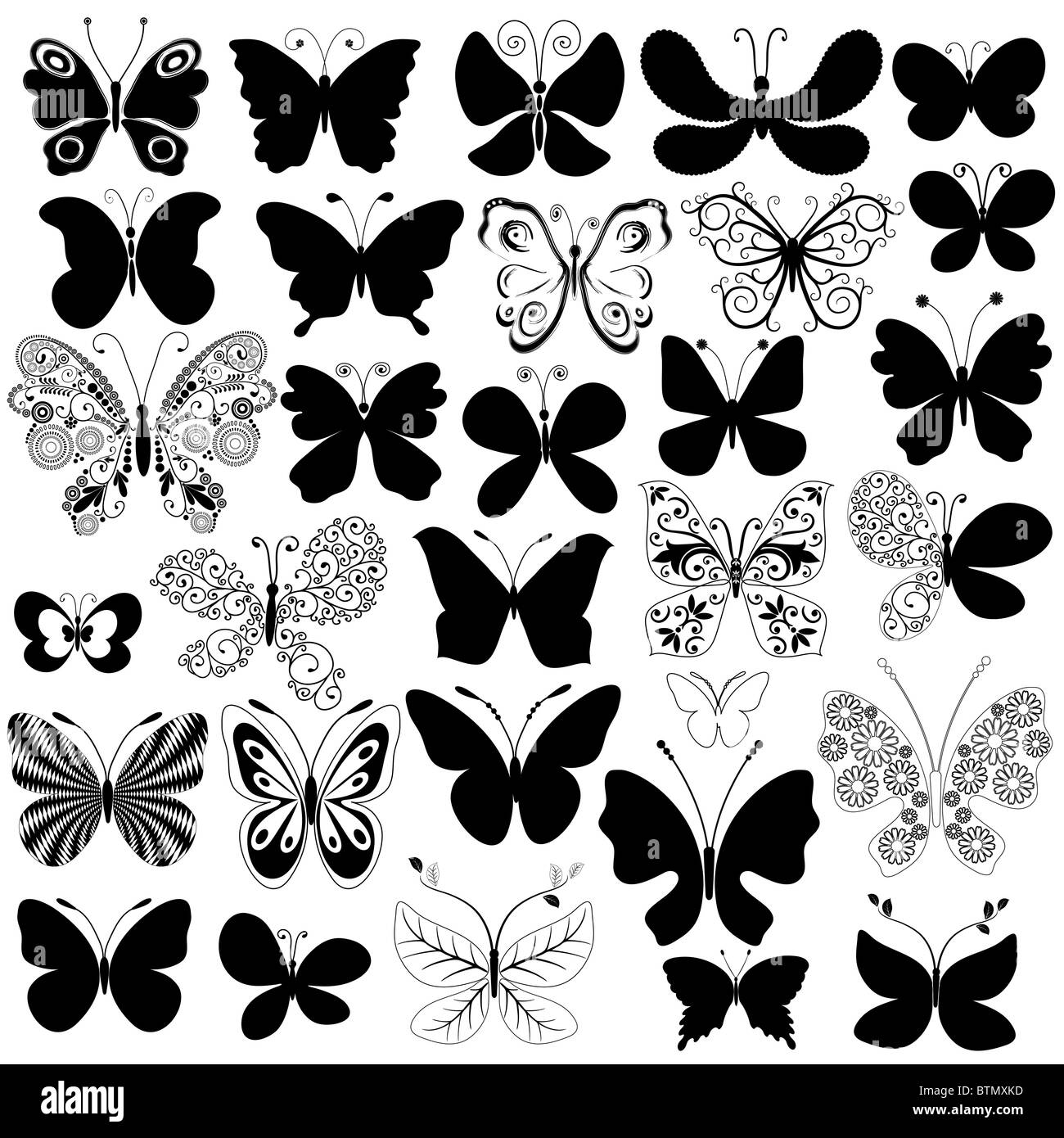 Butterfly Wool Set – Classic Black