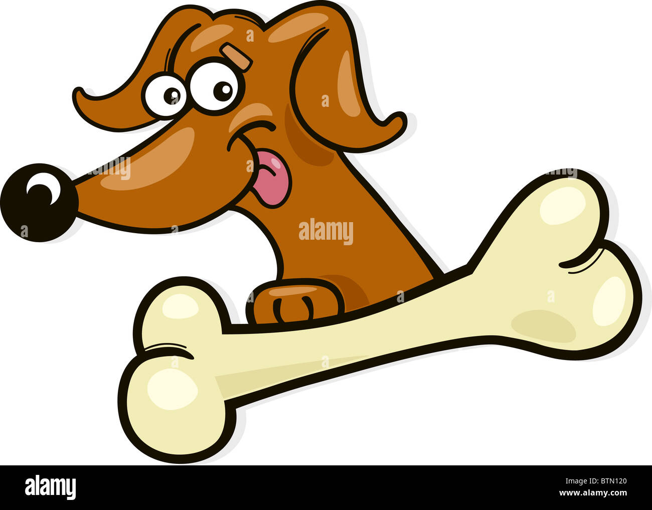 Cartoon dog and bone hi-res stock photography and images - Alamy Cartoon dog and bone hi-res stock photography and images - Alamy