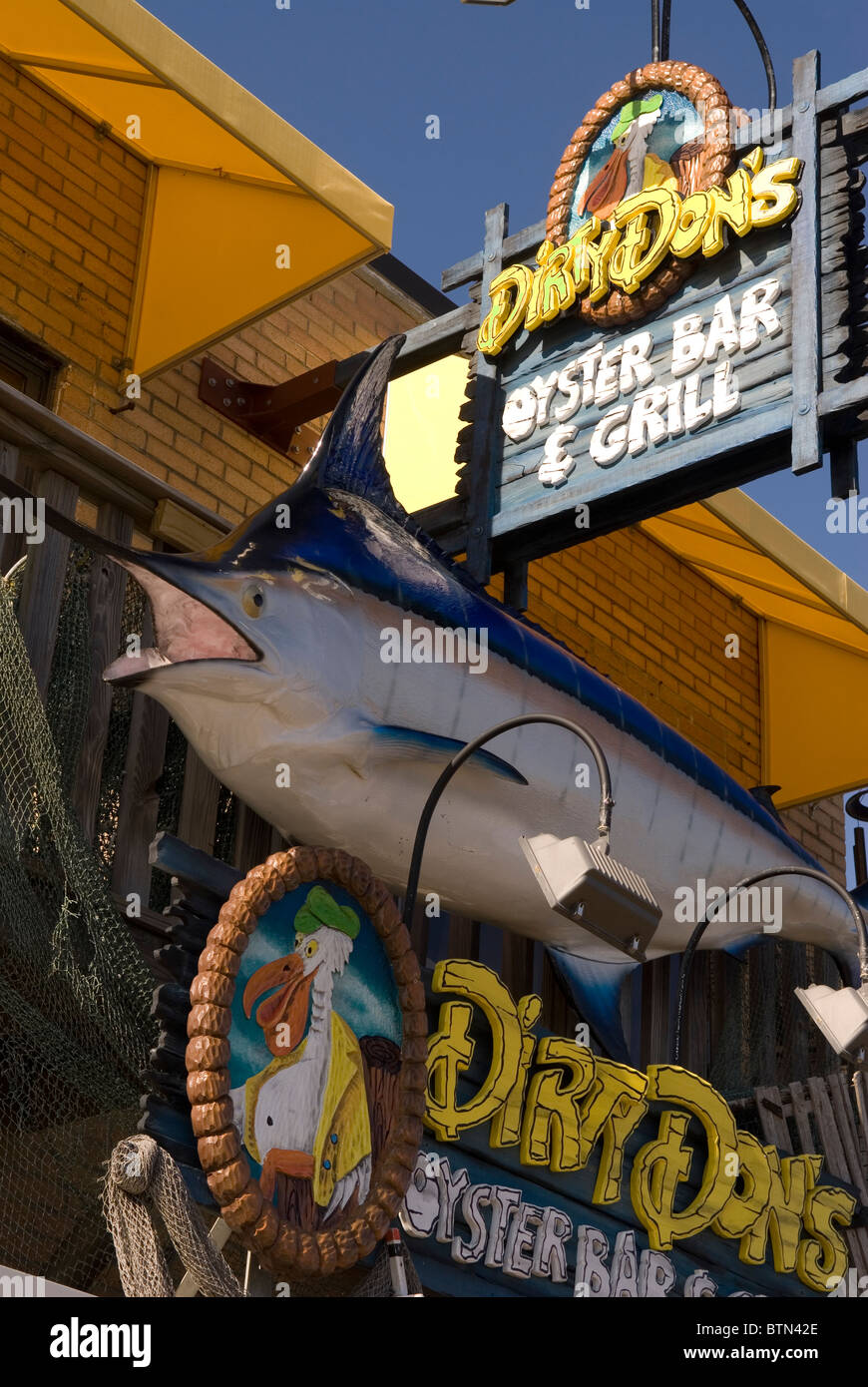 Dirty Dons Oyster Bar & Grill Myrtle Beach South Carolina USA Stock
