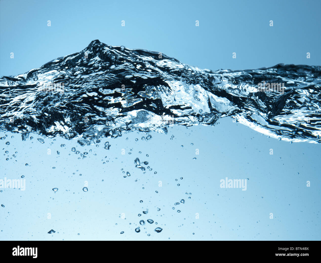 Water flowing Stock Photo