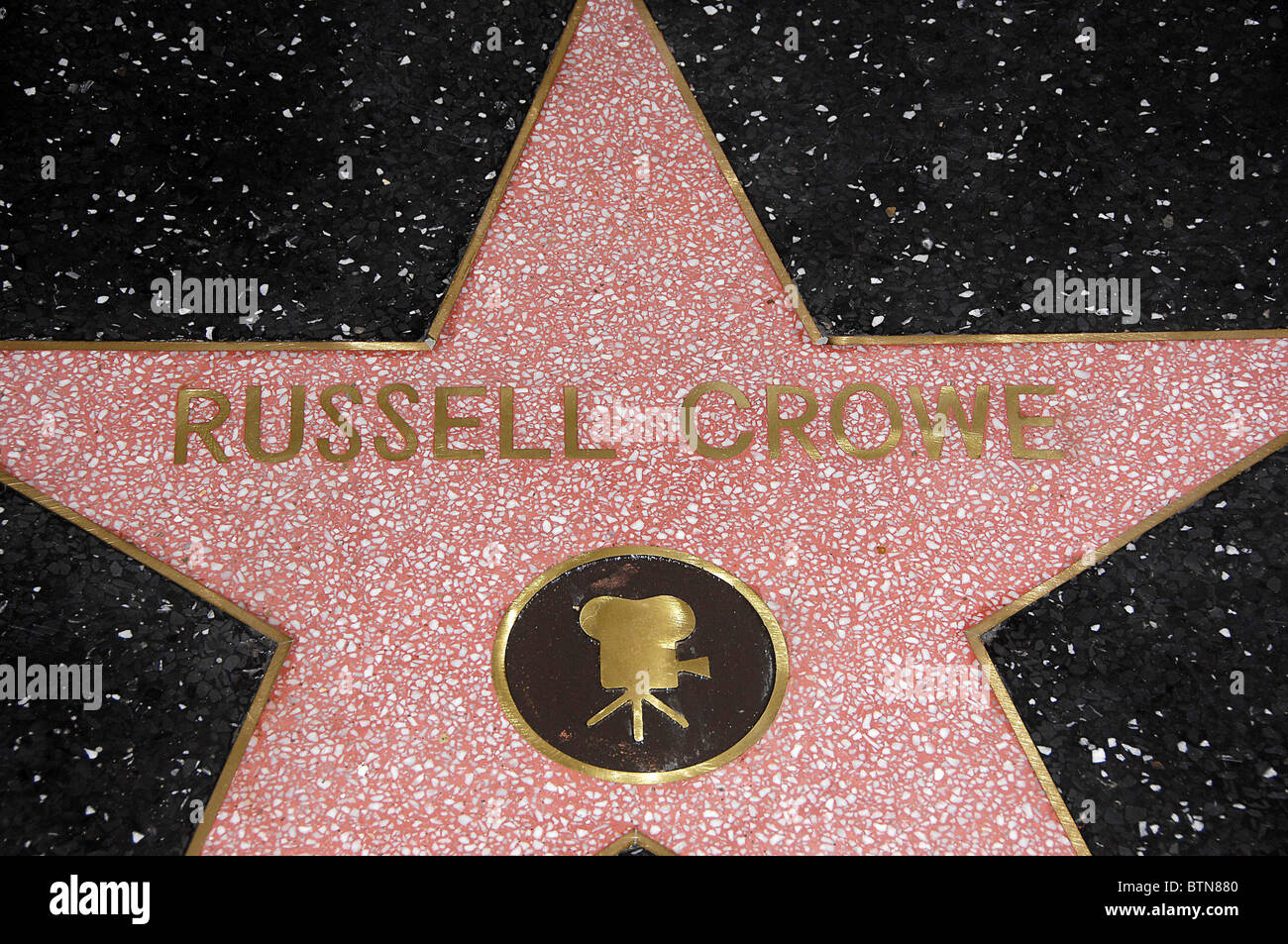 Star on the Hollywood Walk of Fame Ceremony for Russell Crowe Stock ...
