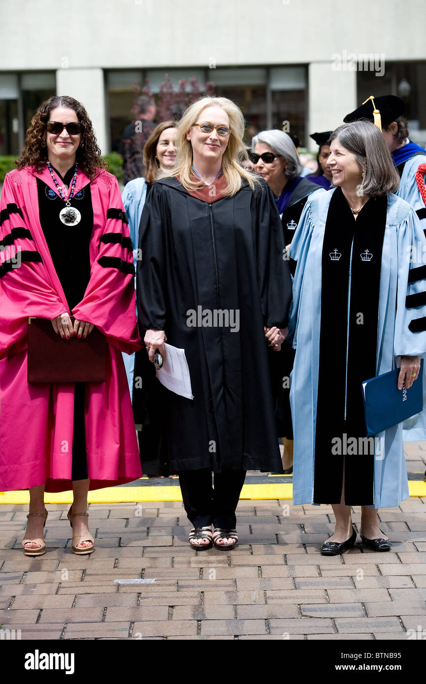 2010 Barnard College Commencement Stock Photo